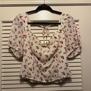 Only worn once white top